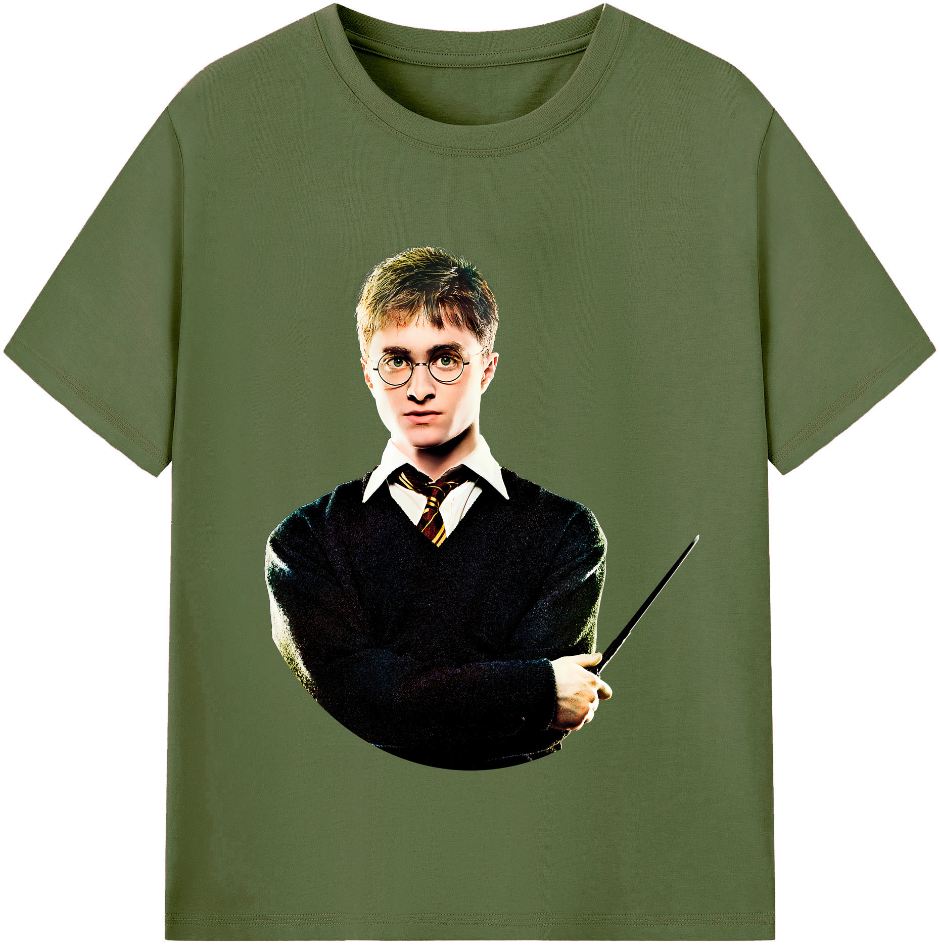 （画像用） Harry Potter ハリー・ポッターシリーズ 綿100％半袖Tシャツ（フロントプリント）